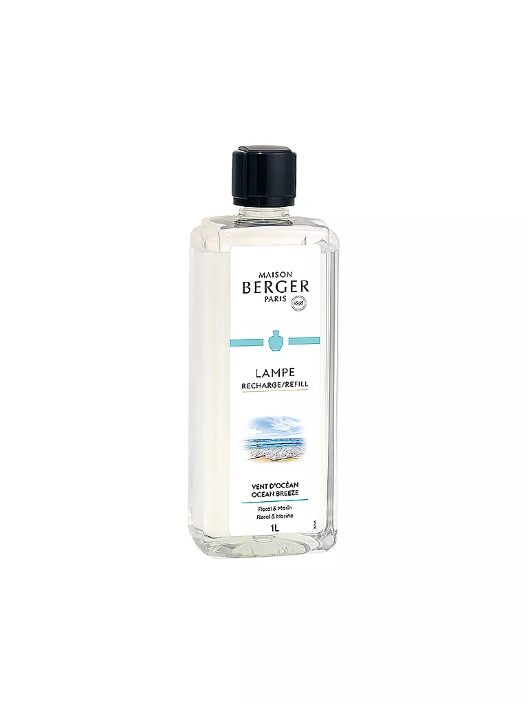 MAISON BERGER PARIS | Fresca Brisa Marina - Fragancia para Lámpara Berger 1000ml | Transparente