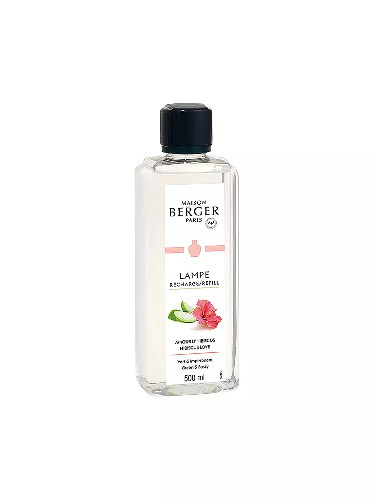 MAISON BERGER PARIS | Hibisco - Fragancia Lampe Berger 500ml | Transparente