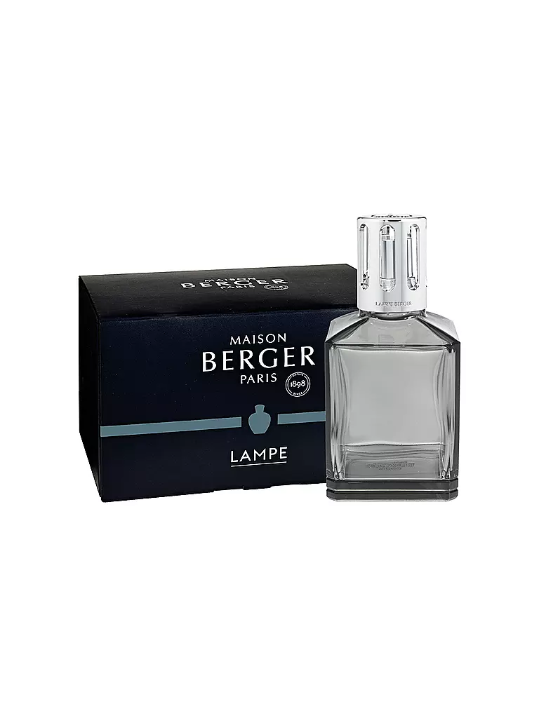 MAISON BERGER PARIS | Lampe Berger Flacon Carrée Grise | Gris claro