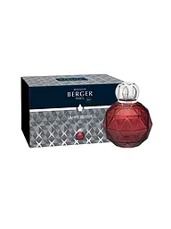 MAISON BERGER PARIS | Lampe Berger Geode Blanco Escarchado | Rojo