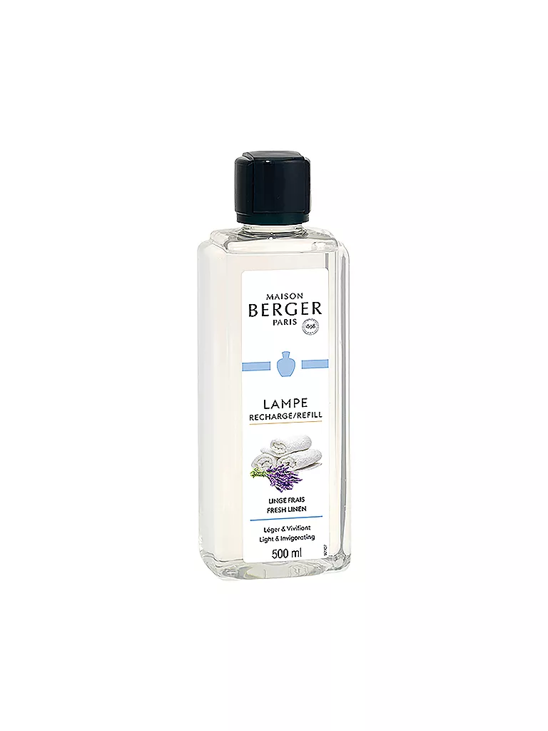 MAISON BERGER PARIS | Ropa Limpia - Fresh Linen Fragancia Lampe Berger 500ml | Transparente