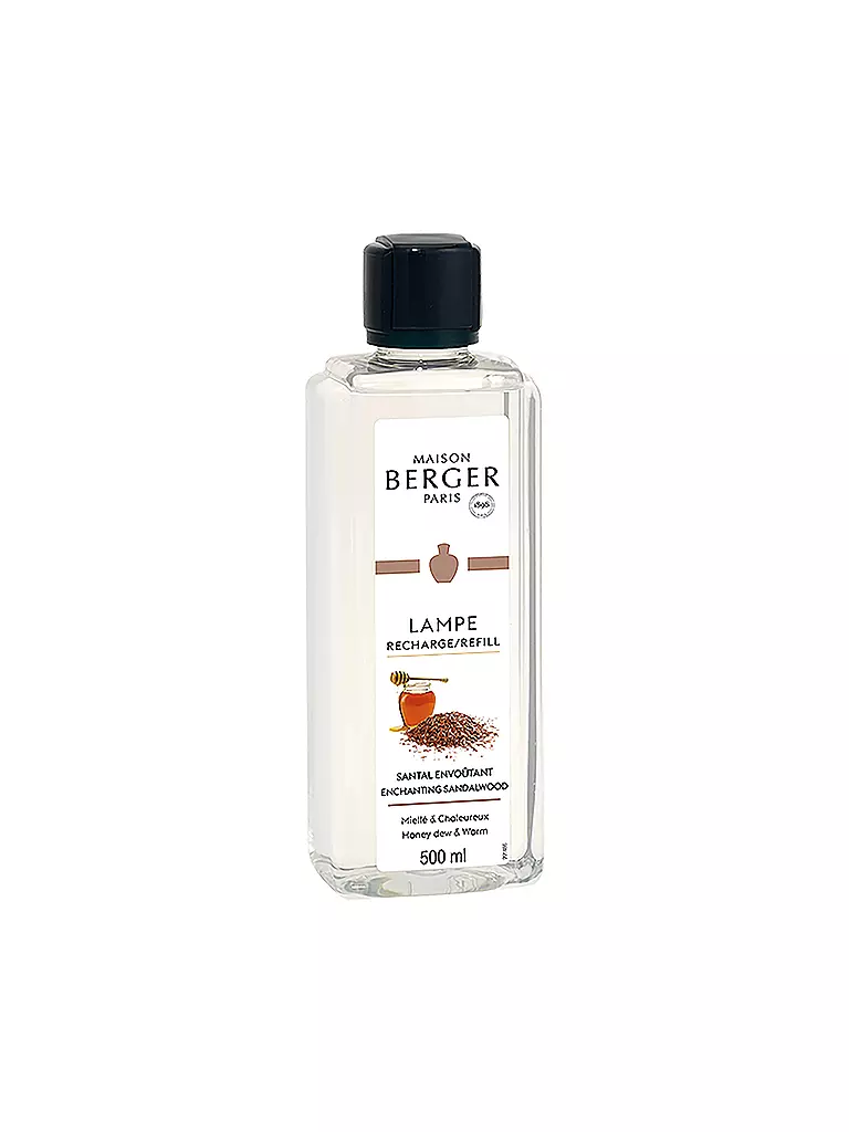 MAISON BERGER PARIS | Sándalo Suave - Fragancia Lampe Berger 500 ml | Transparente