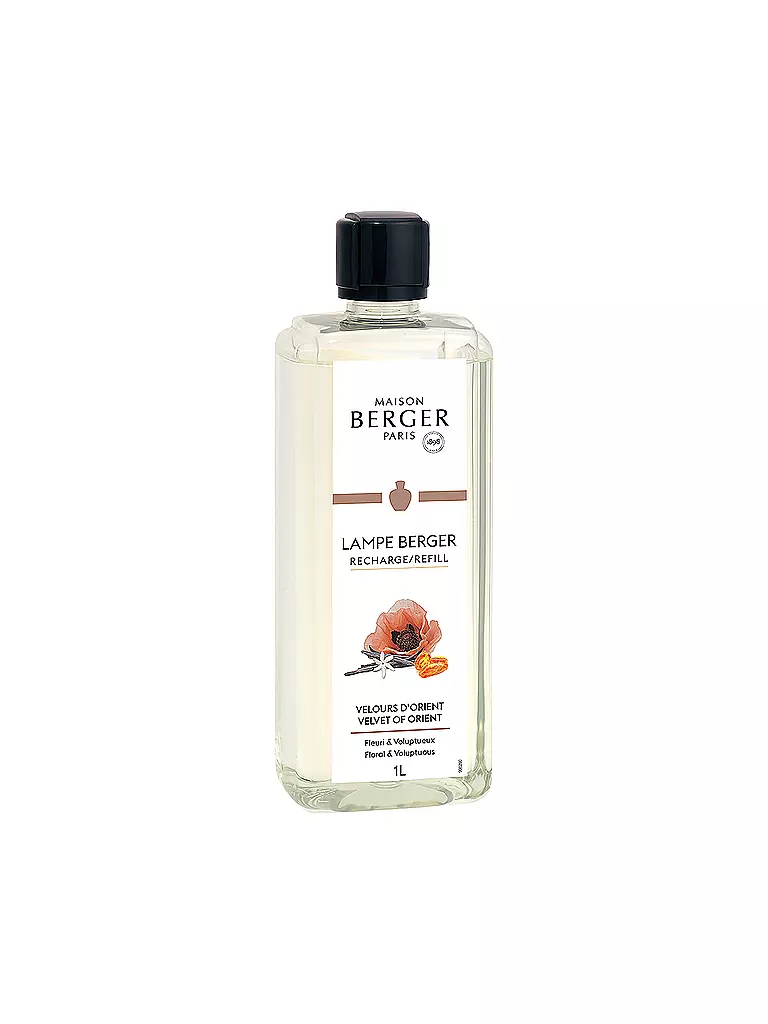 MAISON BERGER PARIS | Samt aus dem Orient - Fragancia Lampe Berger 1000 ml | Transparente