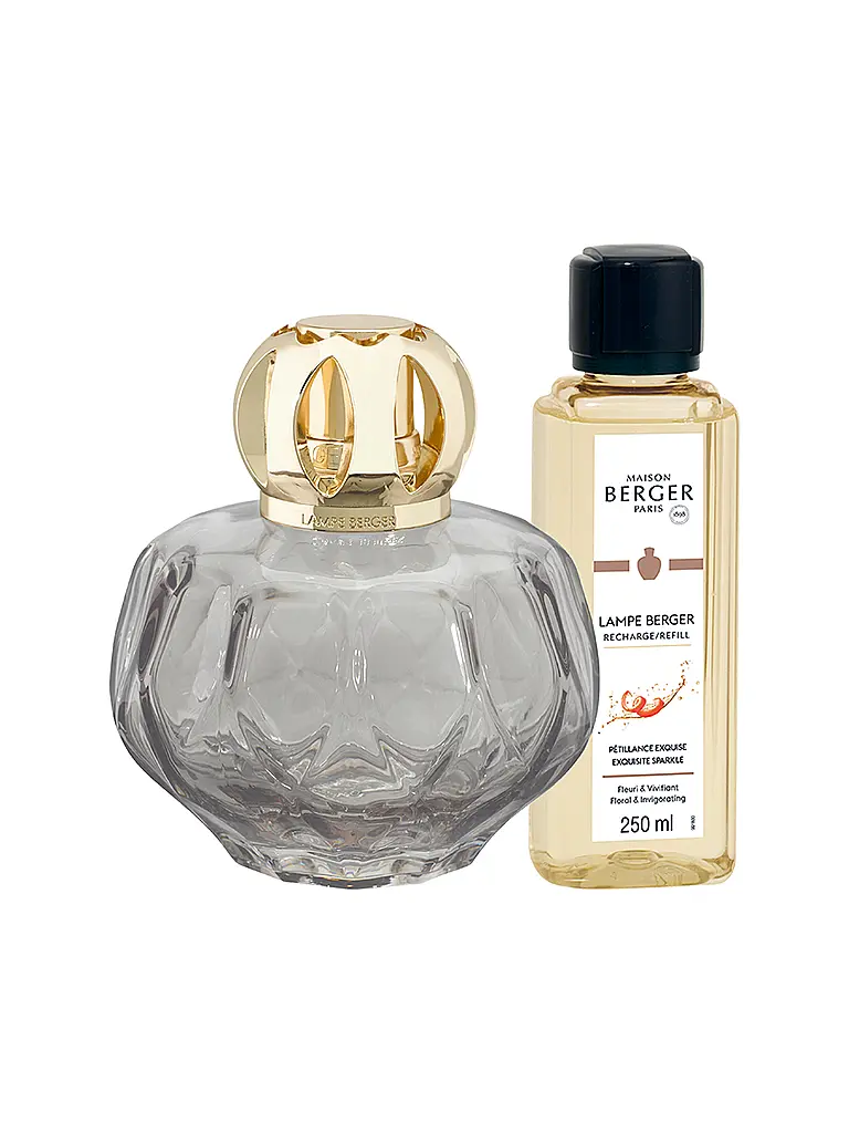MAISON BERGER PARIS | Set de fragancia Falcon 250ml ROSALIE Grise Exquisite Sparkle | Gris claro