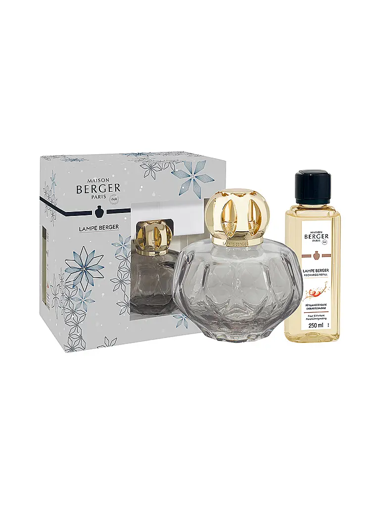 MAISON BERGER PARIS | Set de fragancia Falcon 250ml ROSALIE Grise Exquisite Sparkle | Gris claro