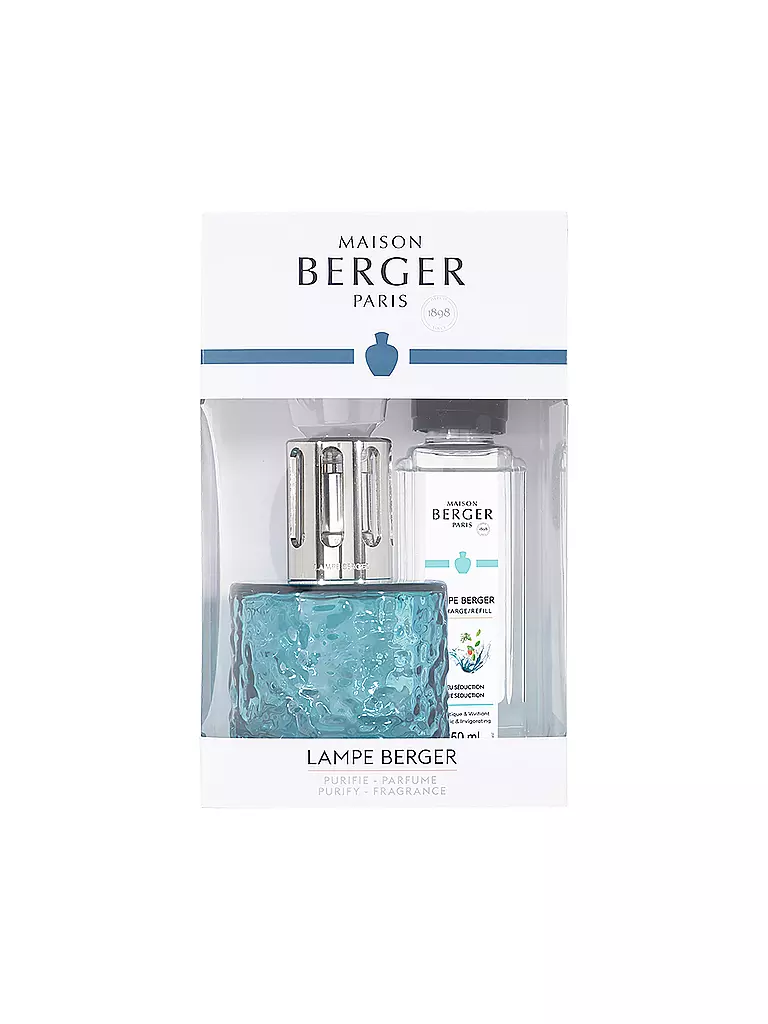 MAISON BERGER PARIS | Set Lampe Berger MIRAGE BLEUE +250ml Blue Seduticati | Azul