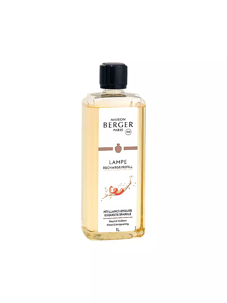 MAISON BERGER PARIS | Sprudelnde Lebensfreude - Fragancia Lampe Berger 1000 ml | Transparente