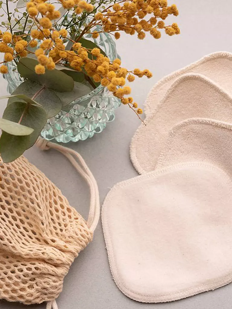 MALOU & MARIUS | 5 discos desmaquillantes lavables | Blanco