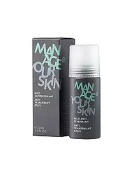 MANAGE YOUR SKIN | Antitranspirante suave 50 ml | Sin color