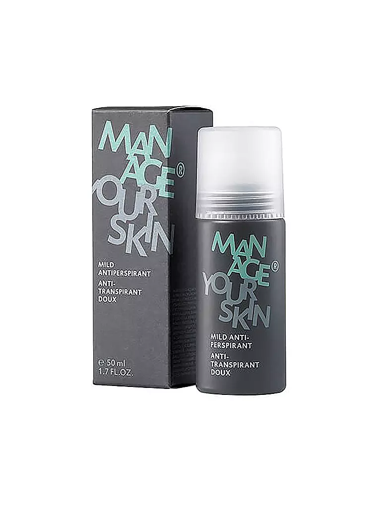 MANAGE YOUR SKIN | Antitranspirante suave 50 ml | Sin color