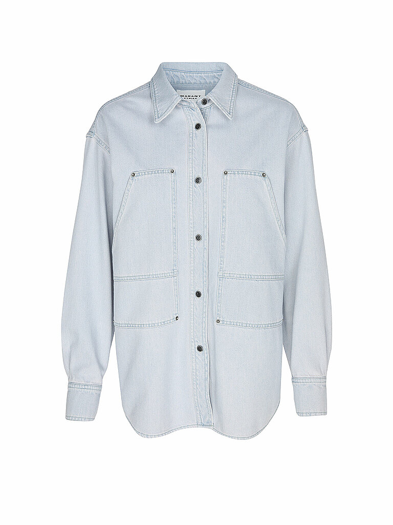 Marant Etoile Blusa vaquera OKELY azul claro