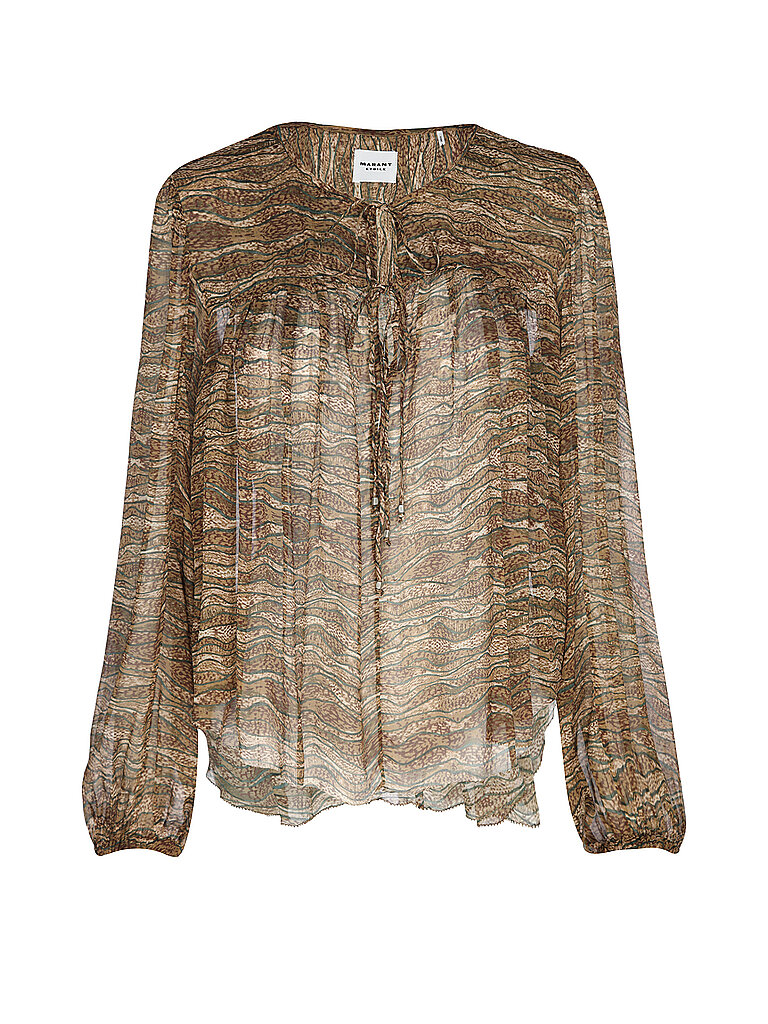 Marant Etoile Blusón ADVIKA marrón claro