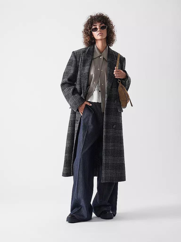 MARANT ETOILE | Abrigo de lana LEXANA | Gris