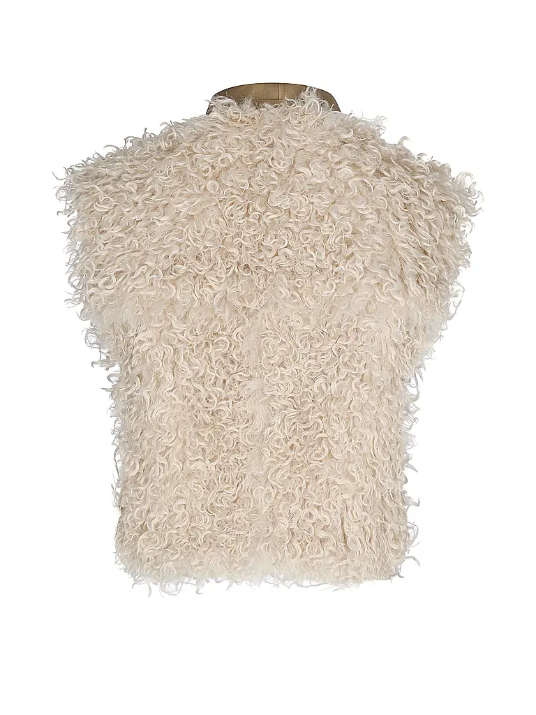 MARANT ETOILE | Chaleco reversible con aspecto de piel CLARA | Beige