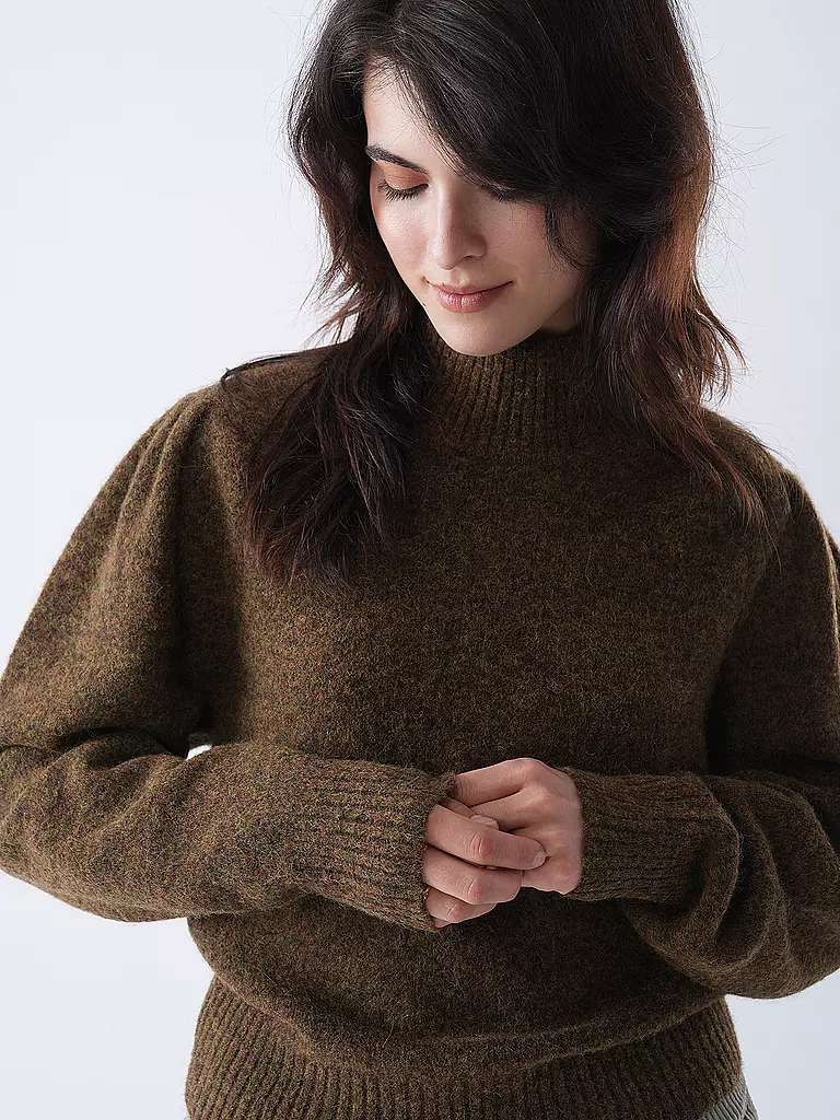 MARANT ETOILE | Jersey de cuello alto PURDIE | Marrón