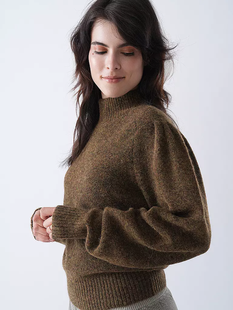MARANT ETOILE | Jersey de cuello alto PURDIE | Marrón