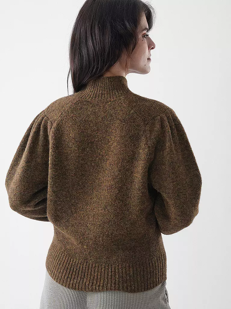 MARANT ETOILE | Jersey de cuello alto PURDIE | Marrón