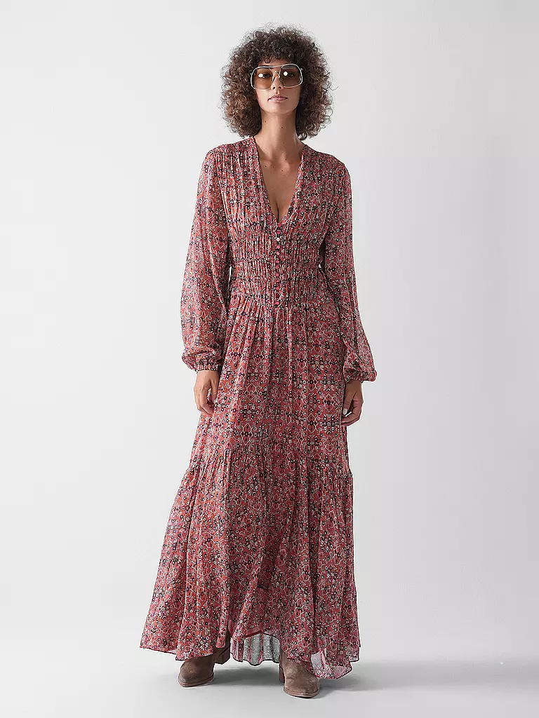 MARANT ETOILE | Maxivestido BRIANE | Rojo oscuro