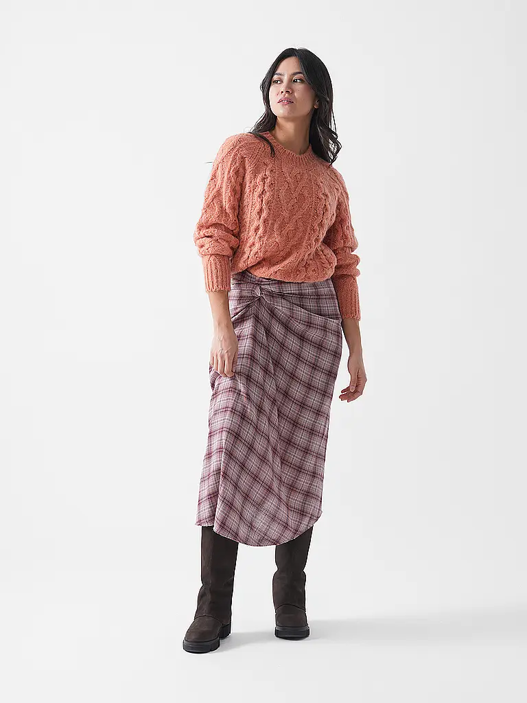 MARANT ETOILE | Midi falda NICOLE | Rojo oscuro