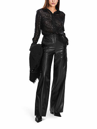 MARC CAIN | Pantalón cargo con aspecto de cuero RAGUSA