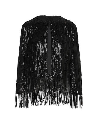 MARC CAIN | Nombre del producto: Chaqueta corta
Marca: MARC CAIN
Color: negro
Categorías: Moda, Mujer

Material: Poliéster / Poliamida, Elástico
Estilo: Glamur