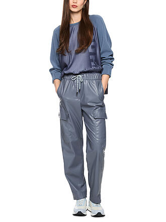 MARC CAIN | Pantalón cargo efecto piel WUXI