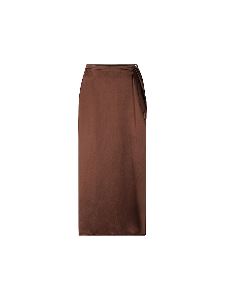 Midi falda marrón claro 38