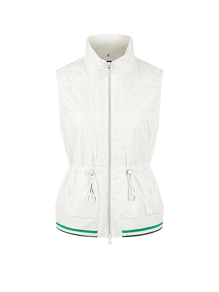 Marc Cain Chaleco acolchado blanco