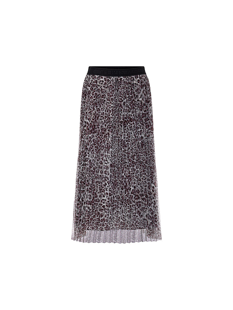 Midi falda rojo oscuro 36