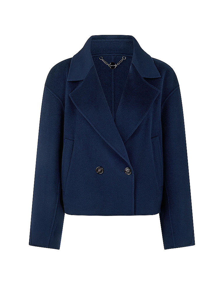 Wolljacke azul oscuro 34