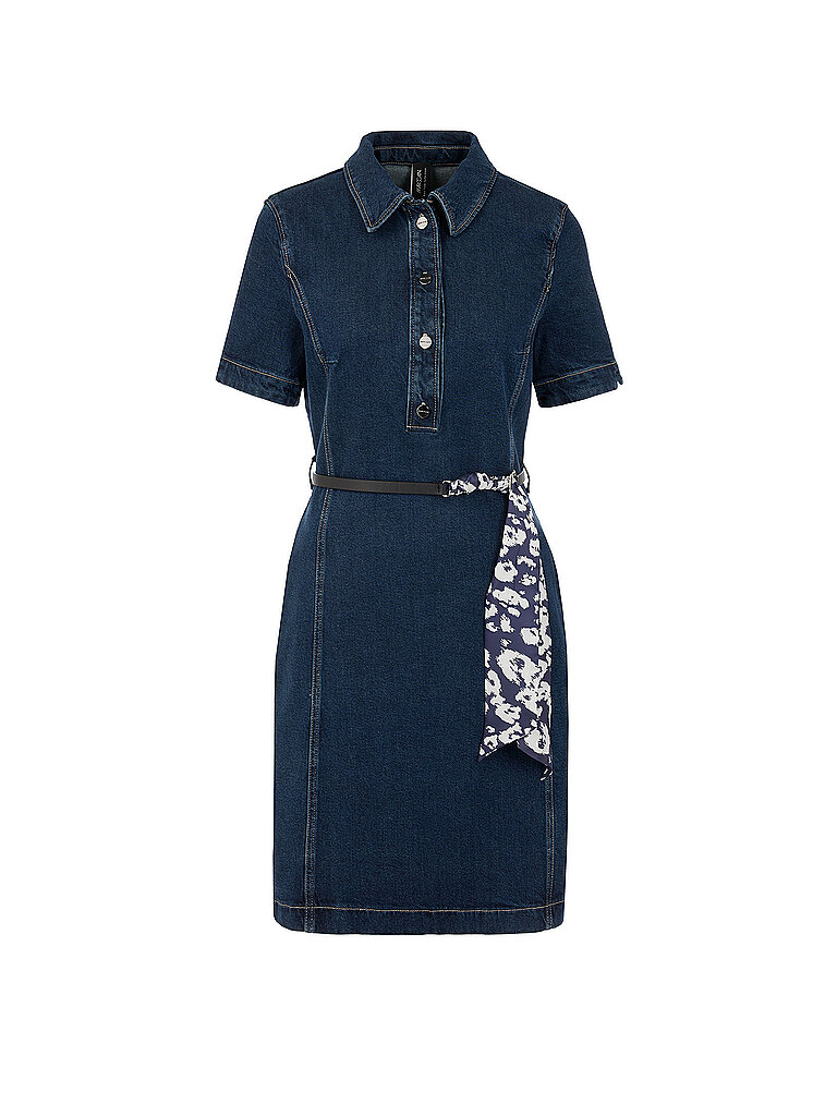 Marc Cain Midikleid azul oscuro