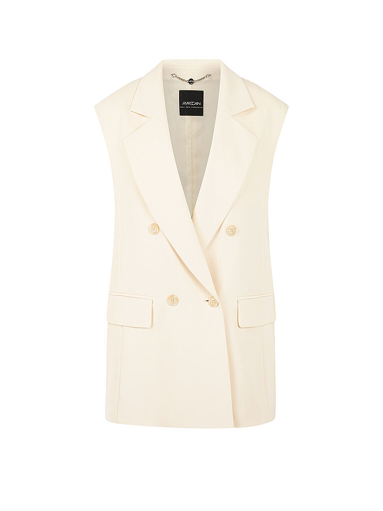 Marc Cain Chaleco crema 36