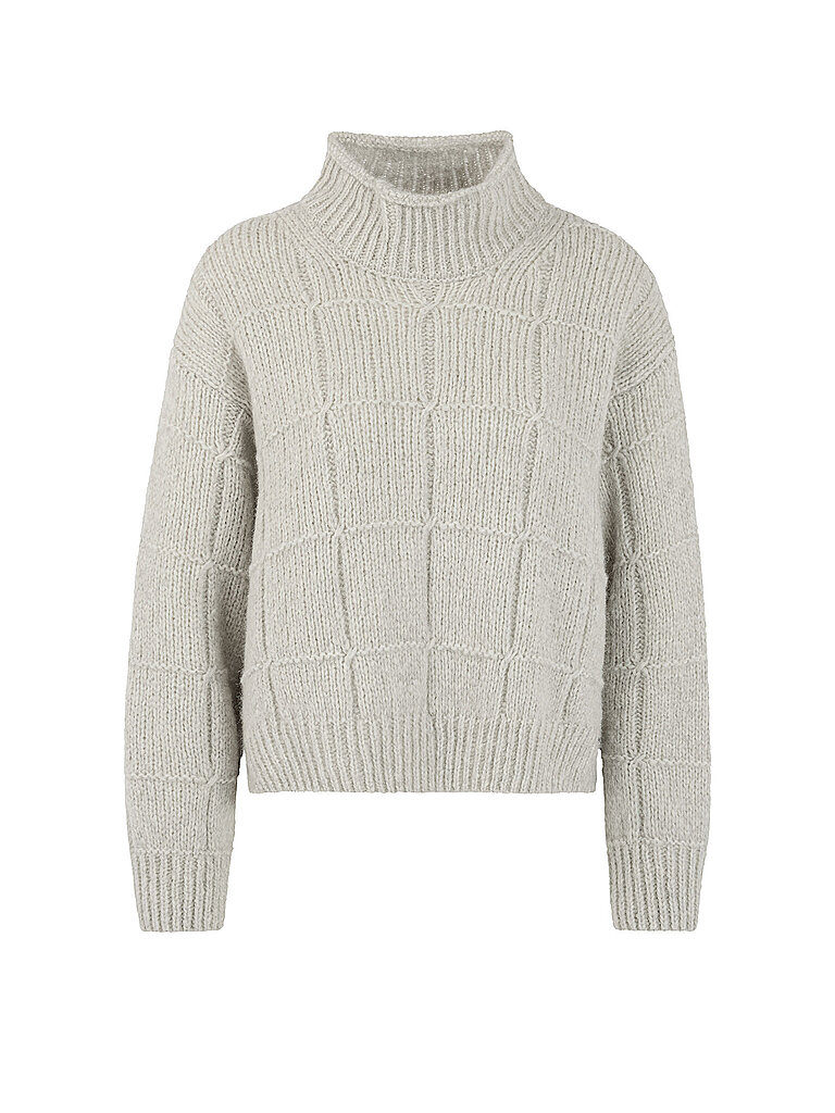 Marc Cain Jersey de cuello alto gris claro