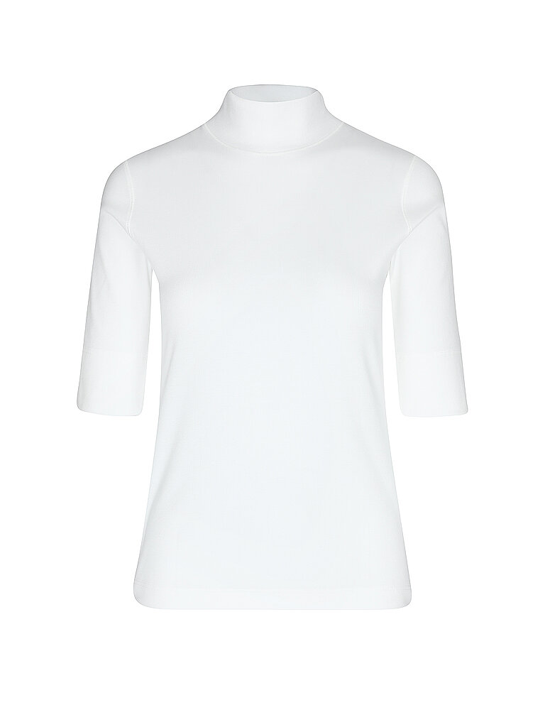 Marc Cain Jersey de cuello alto blanco