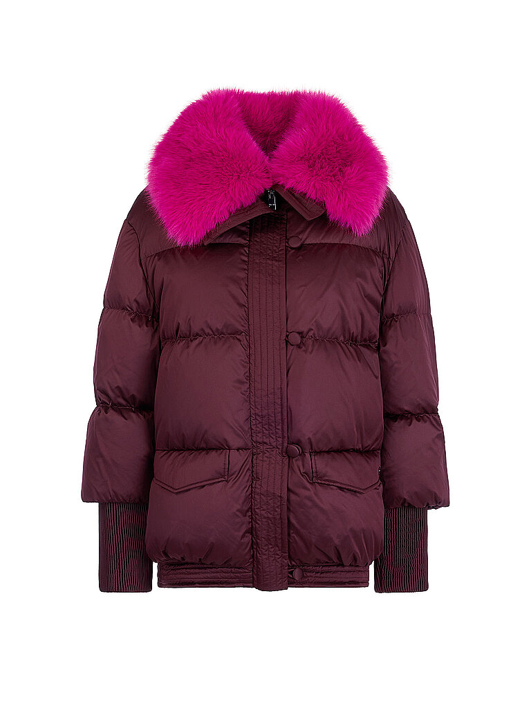 Marc Cain Chaqueta acolchada rojo oscuro
