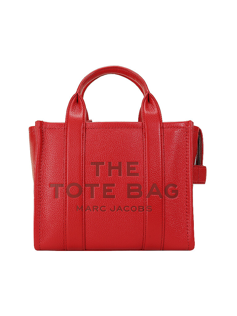 Bolso de piel - Tote Bag THE SMALL TOTE LEATHER rojo