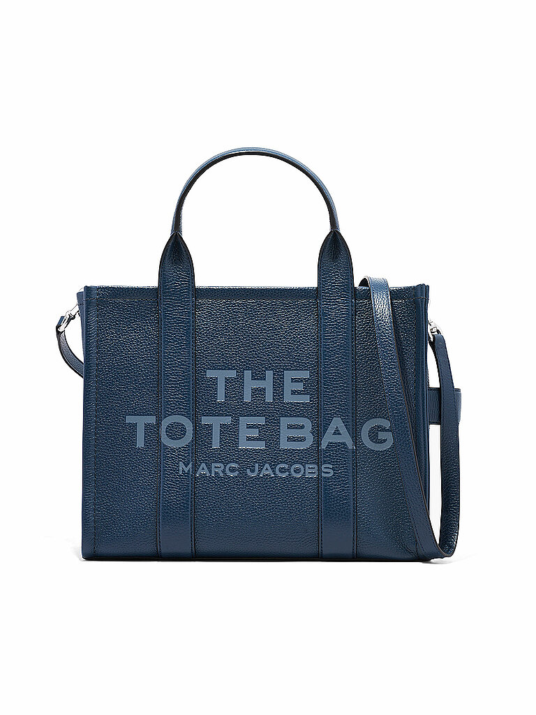 Bolso de cuero - Tote Bag THE MEDIUM TOTE LEATHER azul oscuro