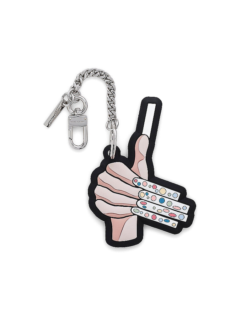 Marc Jacobs Colgante para bolso THE MARC MANI CHARM negro