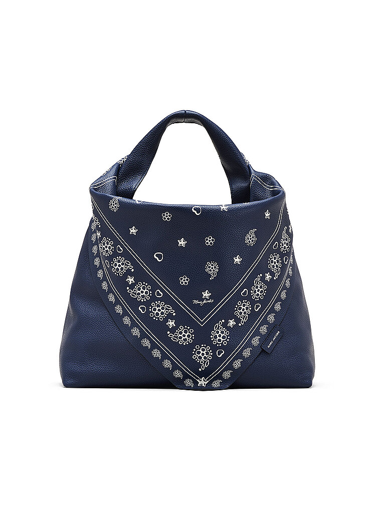 Bolso de cuero - Hobo THE BANDANA SACK azul oscuro