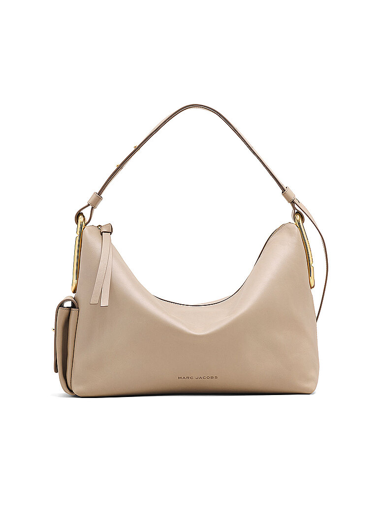 Bolso de piel - Hobo Bag SCENE Large crema