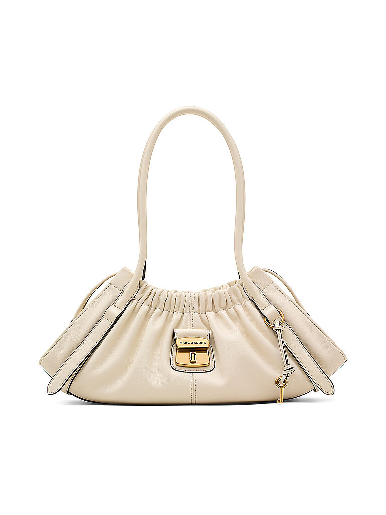 Bolso de cuero - Bolso de hombro THE SATCHEL crema