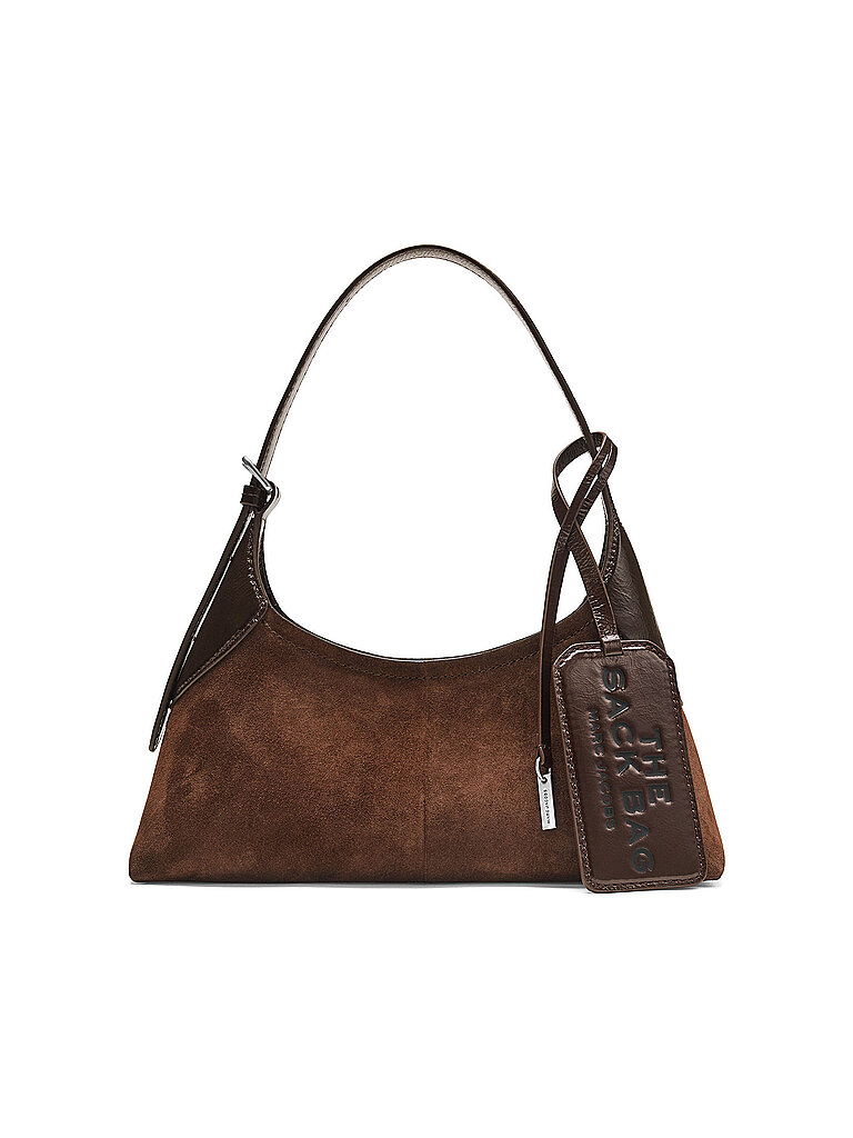Marc Jacobs Bolso de piel - Bandolera THE SMALL BELTED SACK marrón