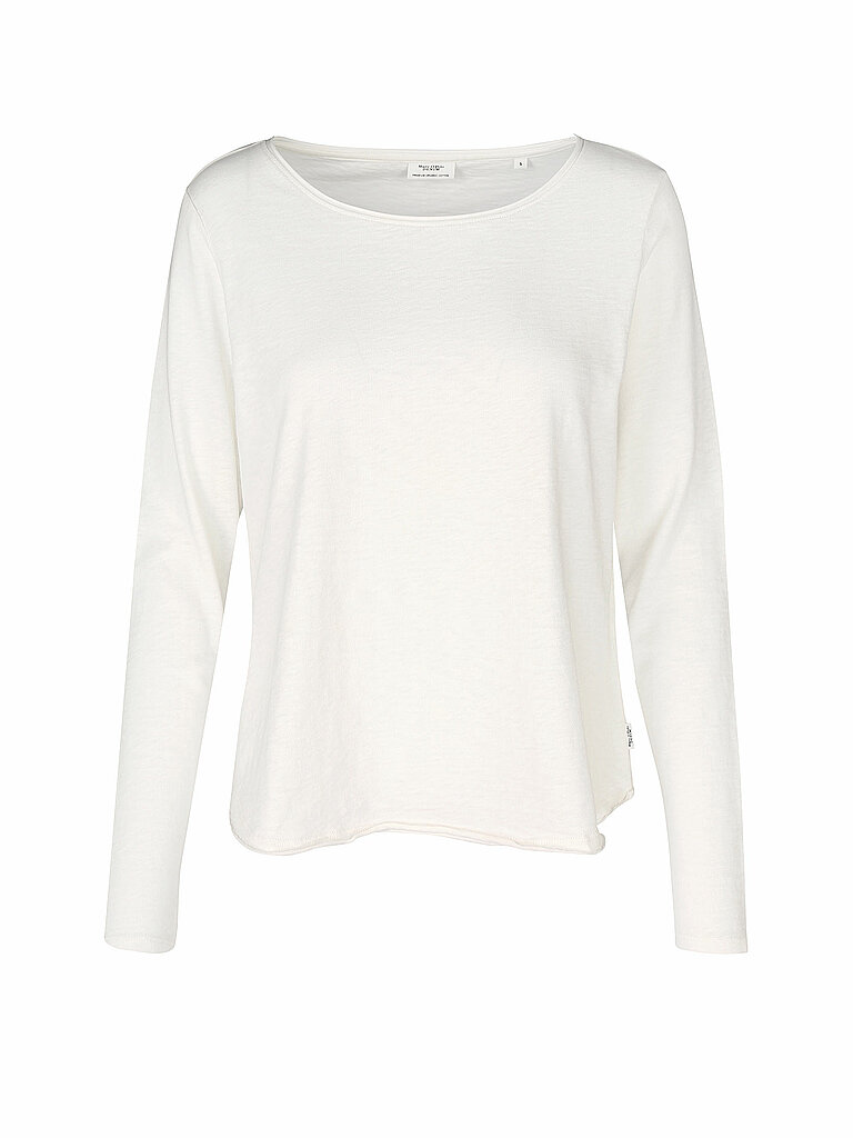 Camiseta de manga larga blanco XL