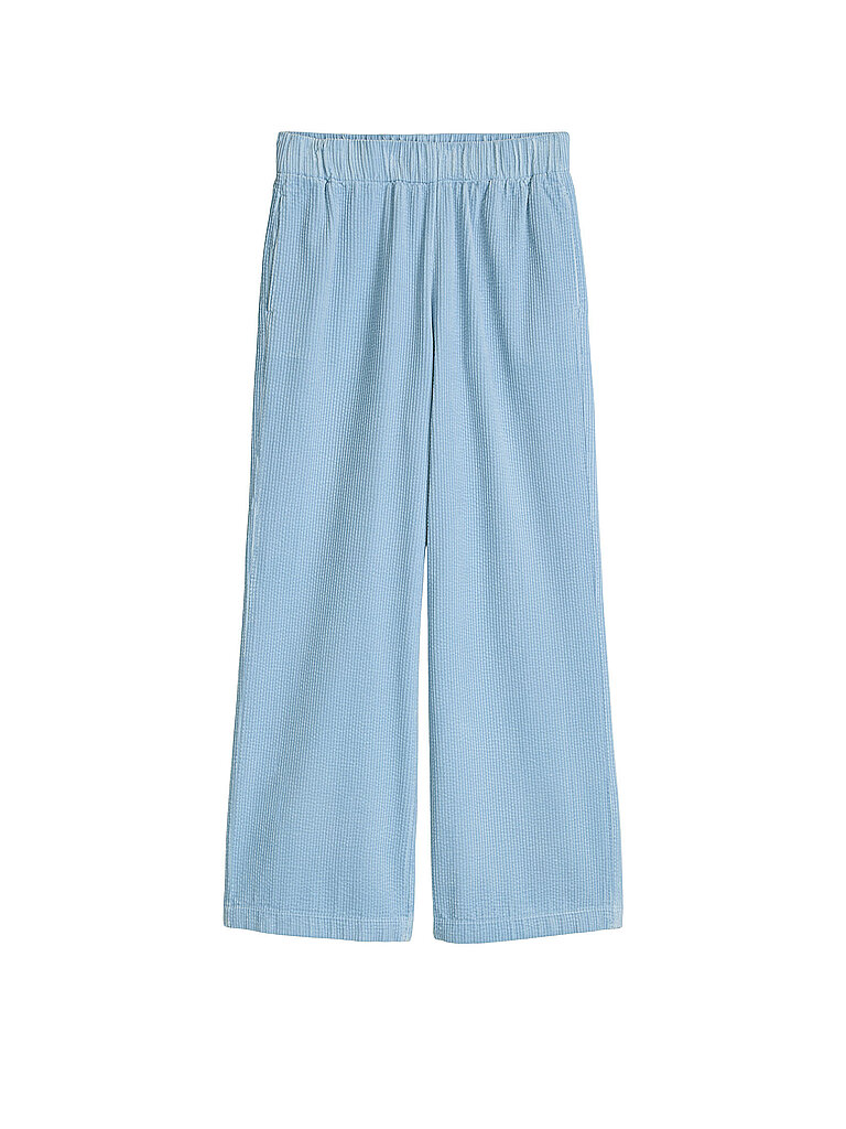 Pantalón de pana corte jogger azul claro M