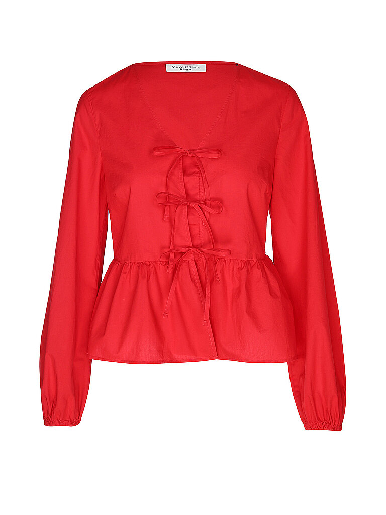 Marc O'Polo Blusenshirt rojo M