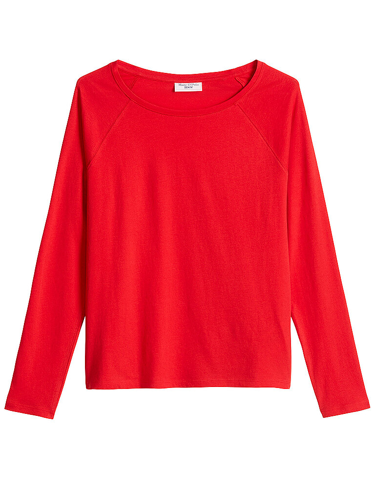 Camiseta de manga larga rojo S