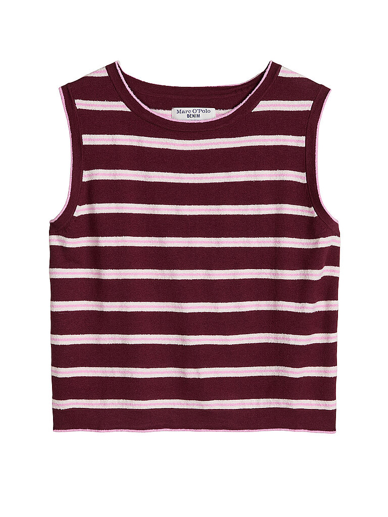 Pullunder rojo oscuro XS