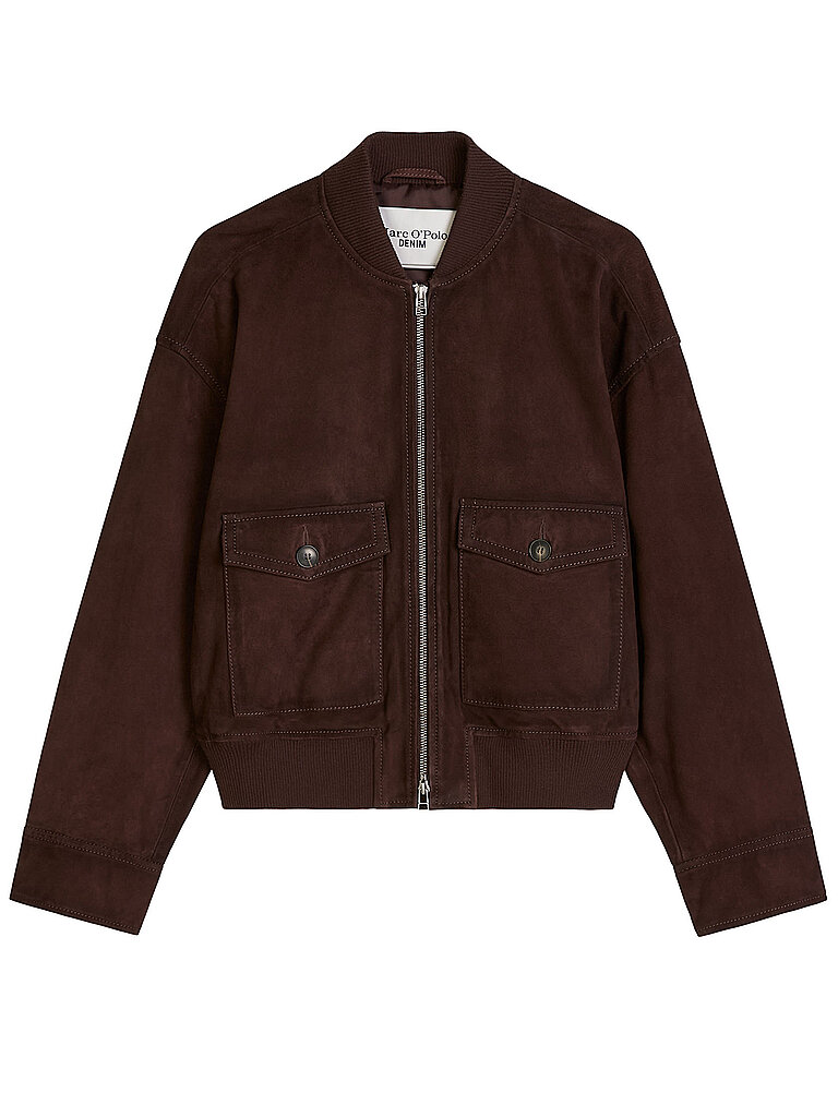 Marc O'Polo DENIM Chaqueta de cuero marrón