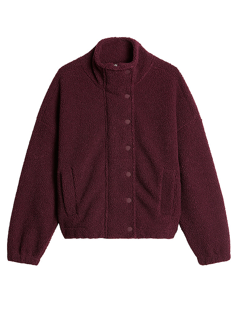 Marc O'Polo DENIM Chaqueta de efecto pelo rojo oscuro