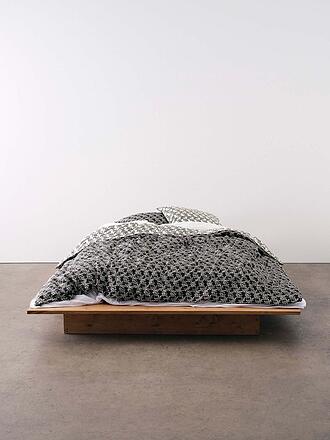 MARC O'POLO HOME | Ropa de cama de satén MONOGRAM 70x90cm / 140x200cm Negro